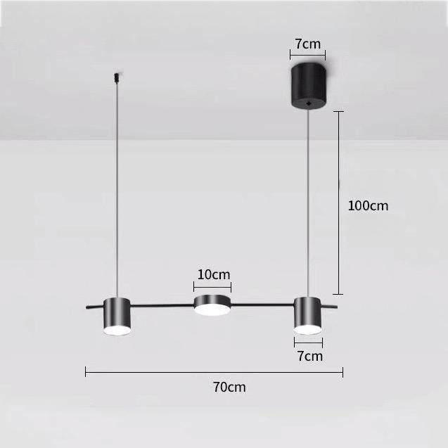 Linea Dining Room Pendant Lighting Minimalist Linear Bar - Oriento Arte