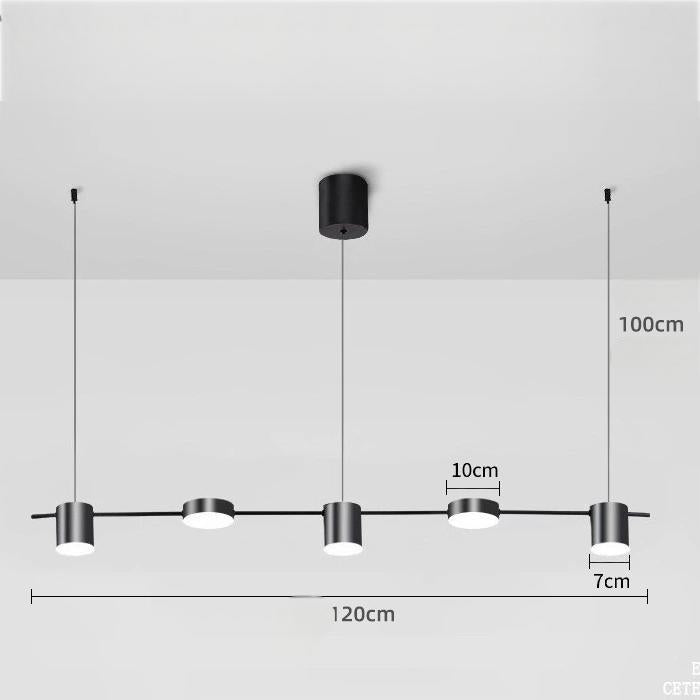 Linea Dining Room Pendant Lighting Minimalist Linear Bar - Oriento Arte