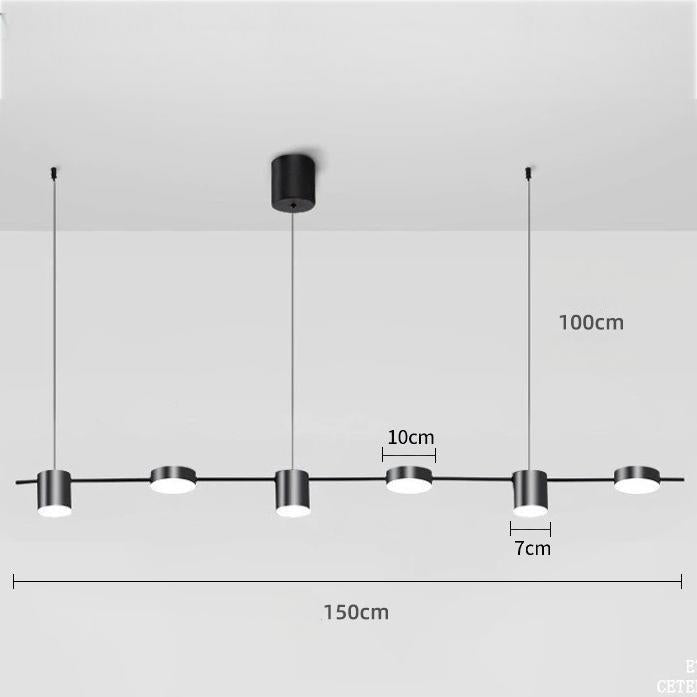 Linea Dining Room Pendant Lighting Minimalist Linear Bar - Oriento Arte