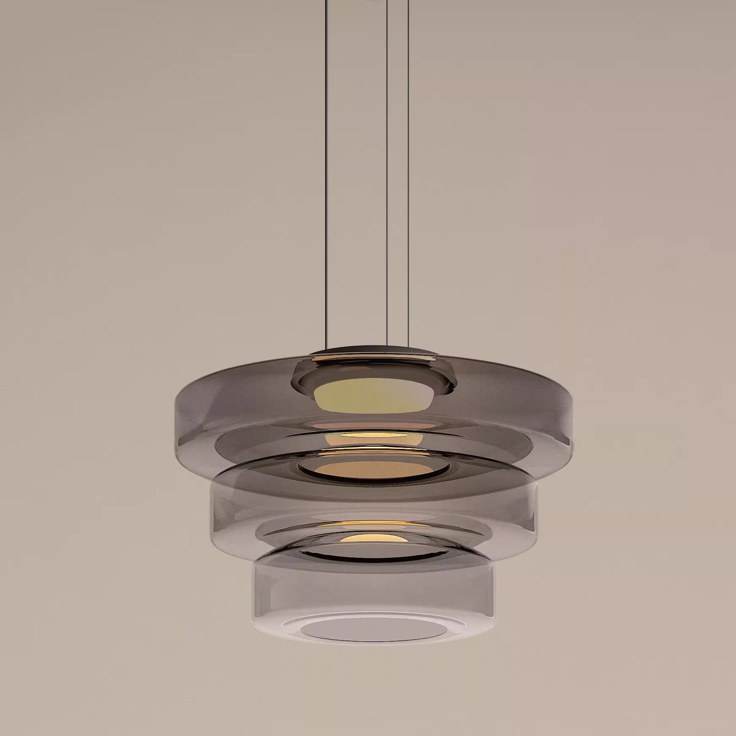 Flare Modern Glass Pendant Lamp Colored Ambient Fixture