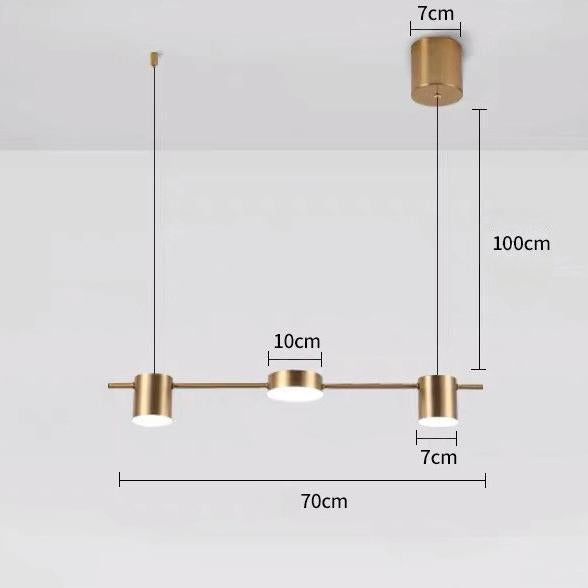 Linea Dining Room Pendant Lighting Minimalist Linear Bar - Oriento Arte