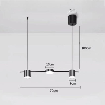 Linea Dining Room Pendant Lighting Minimalist Linear Bar - Oriento Arte
