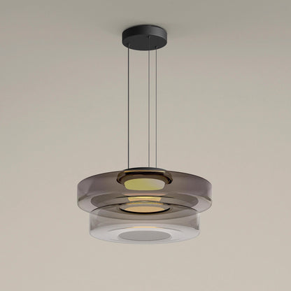 Flare Modern Glass Pendant Lamp Colored Ambient Fixture