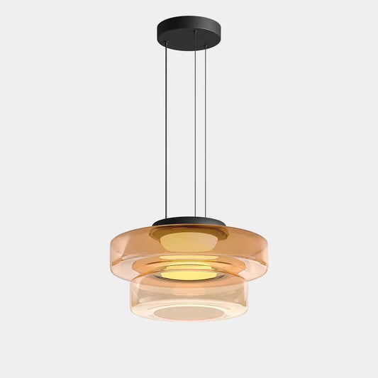 Flare Modern Glass Pendant Lamp Colored Ambient Fixture