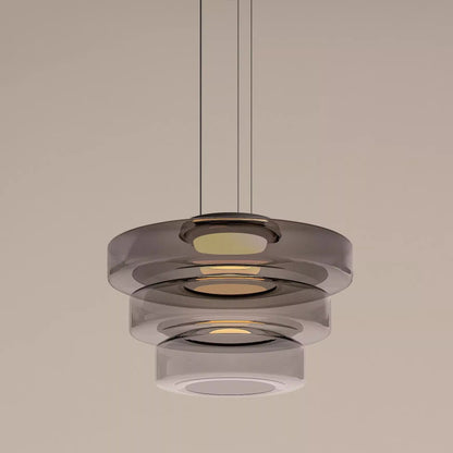 Flare Modern Glass Pendant Lamp Colored Ambient Fixture