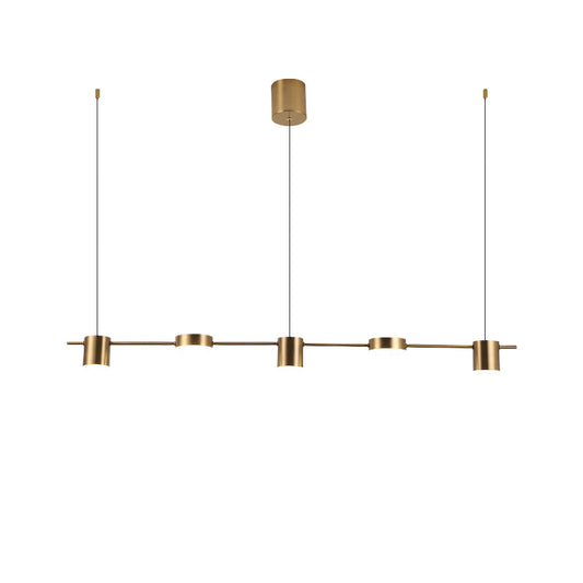 Iluminación colgante para comedor Linea, barra lineal minimalista